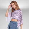 mplouza crop top me sxedio desimo stin plati suga style