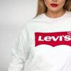 Levi's Μπλούζα φούτερ λευκό Suga Style