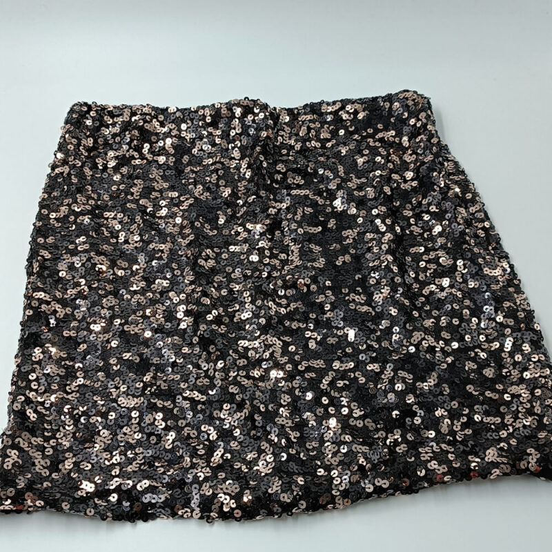 mini fousta me xryses pagietes suga collection