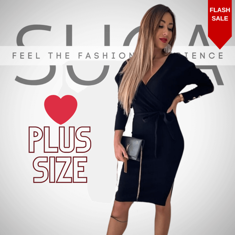 plus size midi mauro forema me V Suga Style