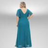 plus size maxi φόρεμα με σκίσιμο vip dress by suga collection