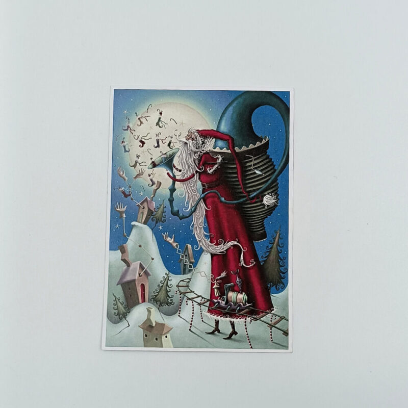 eyxetiria karta Xristougennwn Postcard Christmas