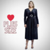 plus size midi veloudino forema me zwni suga collection