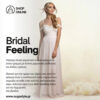 nifiko forema romantiko leyko me tirantes bridal collection