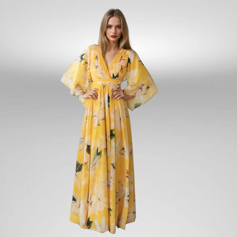 maxi floral kitrino forema suga collection