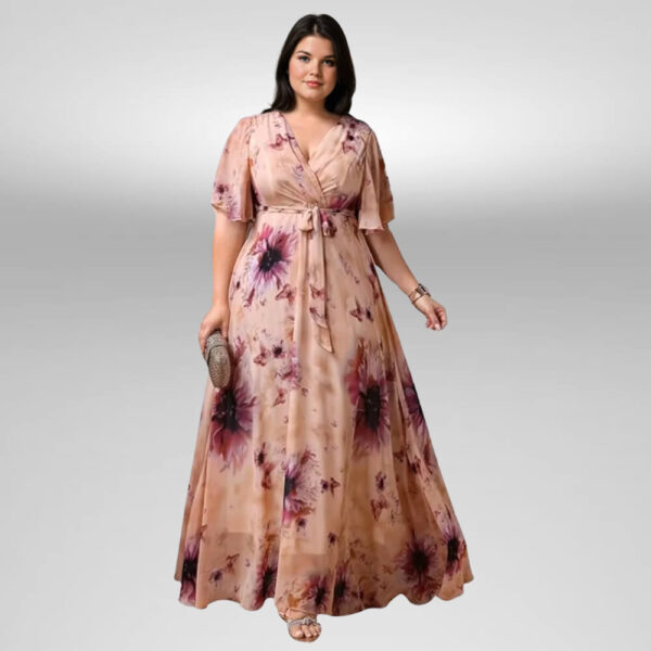 plus size maxi forema floral mpez suga style