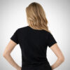 Γυναικείο t-shirt σε μαύρο χρώμα με minimal print Simple is Beautiful