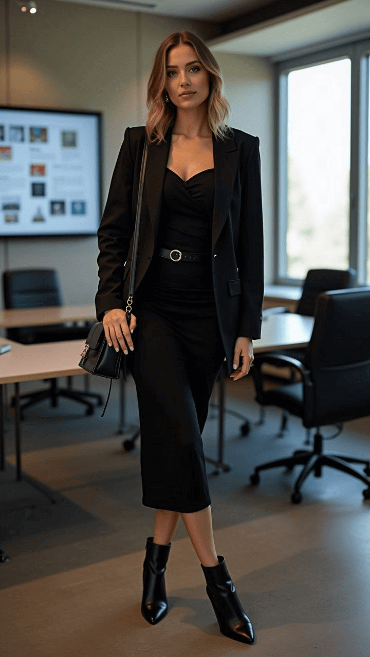 3looks gia to grafeio me ena blazer