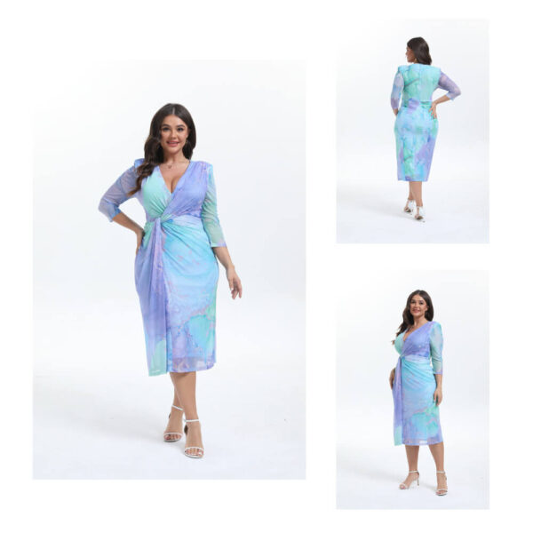 dreamly midi dress for plus size girl lookbook by suga