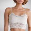 mplouza crop top me dantela suga style