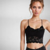 mplouza crop top me dantela suga style