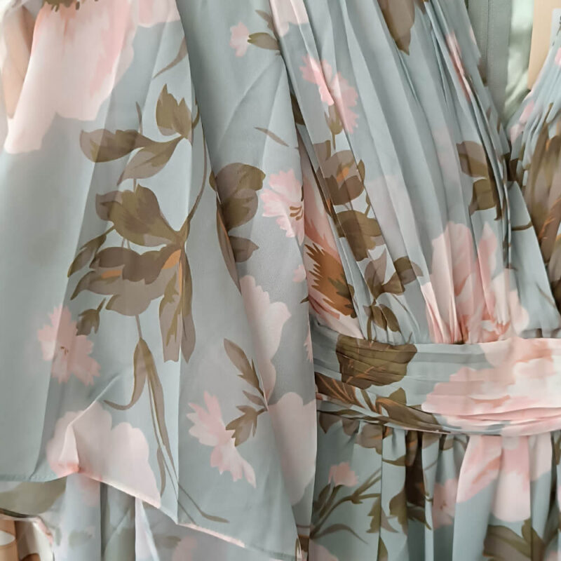 maxi floral light green forema suga collection