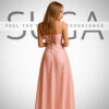 maxi forema saten dusty pink suga collection