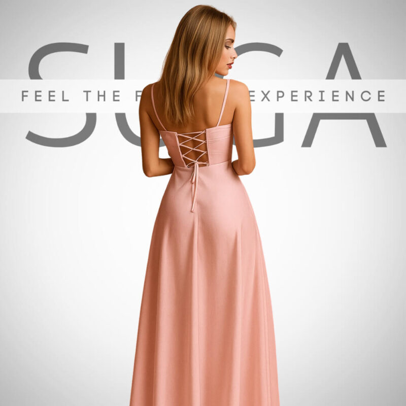 maxi forema saten dusty pink suga collection