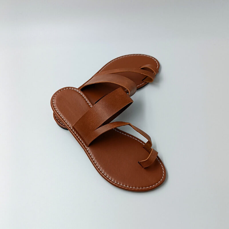 gynaikia sandalia klasika taba suga style