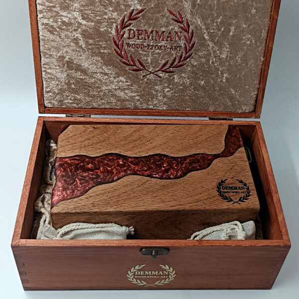 ξύλινες τσάντες χειροποίητες από την demman handmade creations