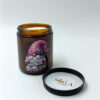XMAS soy candle bubblegum scent handmade Pink Santa Christmas candle