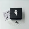 Δώρο Σετ 15 Boo Wax Melts σε μαύρο Halloween Box, με λευκά φαντασματάκια άρωμα spiced bourbon pumpkin κολοκύθα.