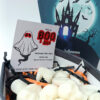Θεματικό κουτί Boo Box σε σχήμα φέρετρου για Halloween με spooky wax melts