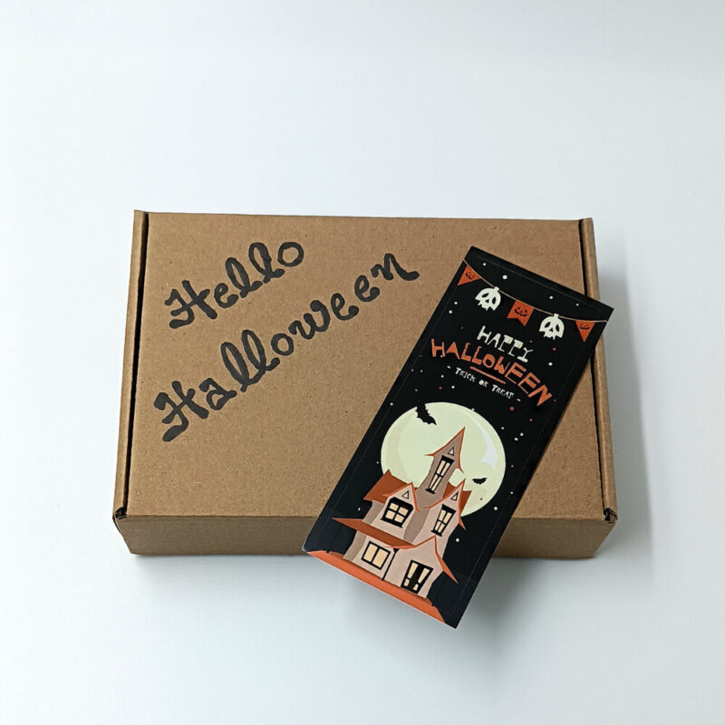 Σετ δώρου halloween με κάλτσες και αρωματικά μαύρα σαπούνια