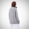 γυναικεία μπλούζα ζιβάγκο γκρι oversized Suga Style