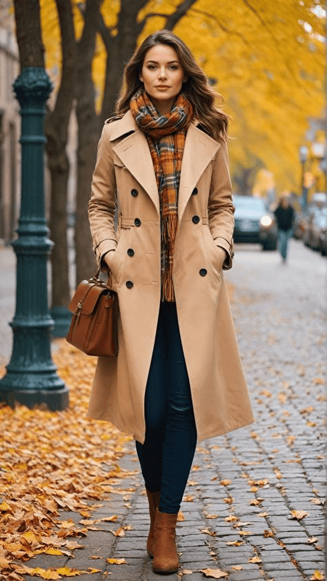 trench coat γυναίκα φθινόπωρο στυλ