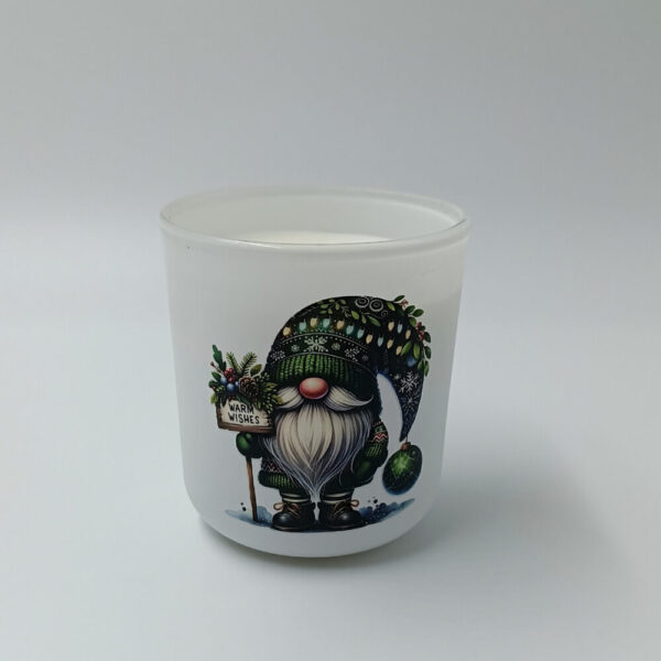 Χριστουγεννιάτικο κερί σανδαλόξυλο Green Santa Christmas 280ml