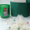 Πουγκί με χριστουγεννιάτικα wax melts και διακοσμητικά πομ πομ