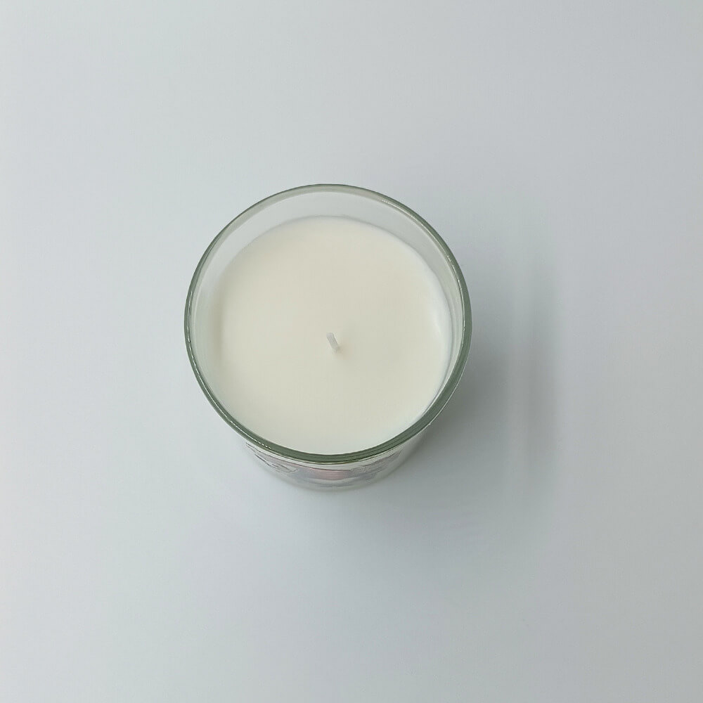 Χριστουγεννιάτικο κερί 300ml Ginger Cookies με ετικέτα και γυαλί