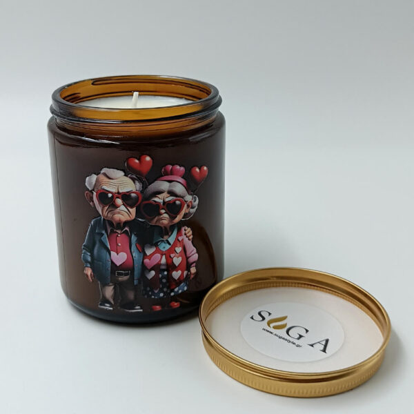 Vegan soy κερί 220 ml με άρωμα pure cotton & pure vanilla σε γυάλινο δοχείο