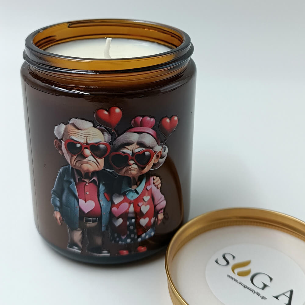 Vegan soy κερί 220 ml με άρωμα pure cotton & pure vanilla σε γυάλινο δοχείο