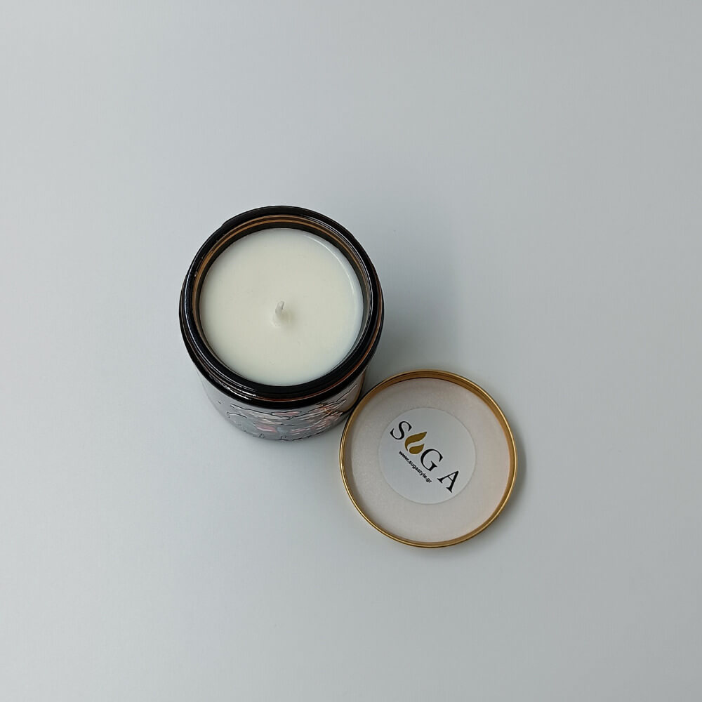 Ρομαντικό κερί για τον Άγιο Βαλεντίνο – βαμβάκι και βανίλια