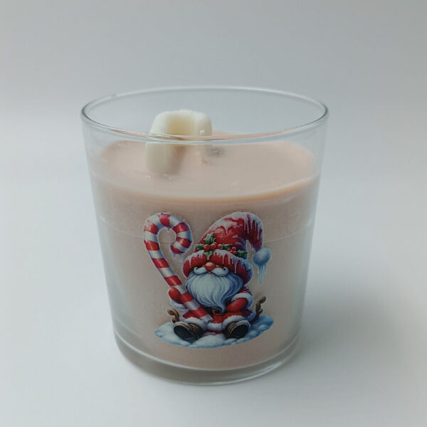 Αρωματικό κερί βανίλιας & αλμυρής καραμέλας 380ml σε γυάλινο ποτήρι