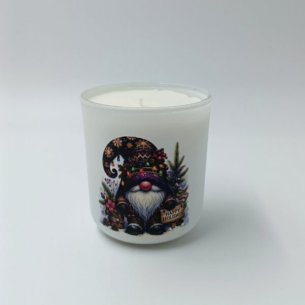 Αρωματικό κερί 280 ml με άρωμα σανδαλόξυλου, βανίλιας και κανέλας σε γυάλινο δοχείο