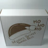 christmas santa box με σχέδιο santa hat και επιγραφή mystery gift