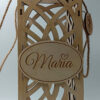 προσωποποιημένο ξύλινο κουτί μπουκαλιού με χάραξη ονόματος Maria από toxylo