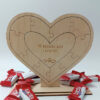 Πρωτότυπο ξύλινο δώρο αγάπης για ζευγάρια