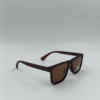 Unisex polarized τετράγωνα καφέ γυαλιά ηλίου