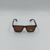Unisex polarized τετράγωνα καφέ γυαλιά ηλίου