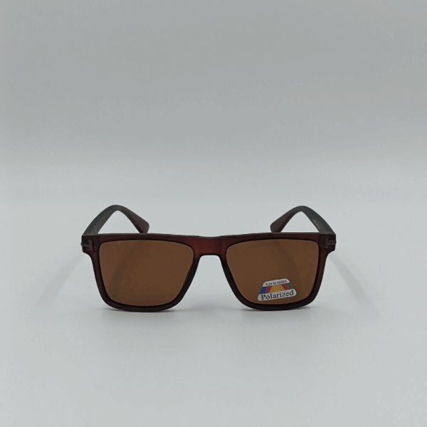 Unisex polarized τετράγωνα καφέ γυαλιά ηλίου