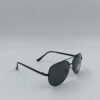 Aviator γυαλιά ηλίου polarized με μαύρο σκελετό, κλασικό σχήμα