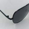 Aviator γυαλιά ηλίου polarized με μαύρο σκελετό, κλασικό σχήμα