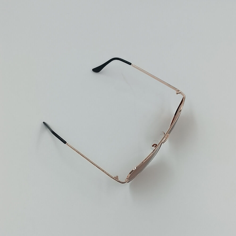 Aviator γυαλιά ηλίου polarized σε καφέ απόχρωση, κομψό στυλ