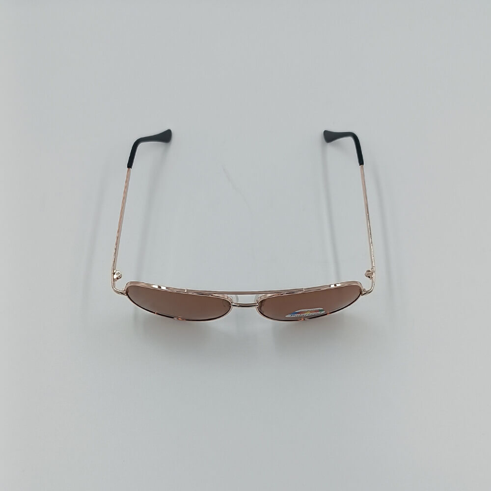 Aviator γυαλιά ηλίου polarized σε καφέ απόχρωση, κομψό στυλ