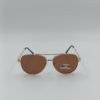 Aviator γυαλιά ηλίου polarized σε καφέ απόχρωση, κομψό στυλ