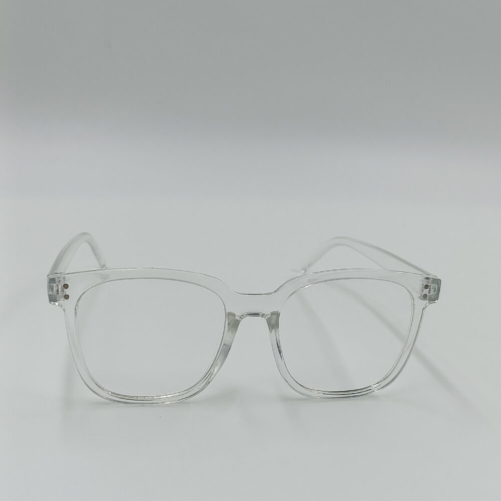 Κομψά γυναικεία γυαλιά με διάφανο τετράγωνο σκελετό | Suga Style