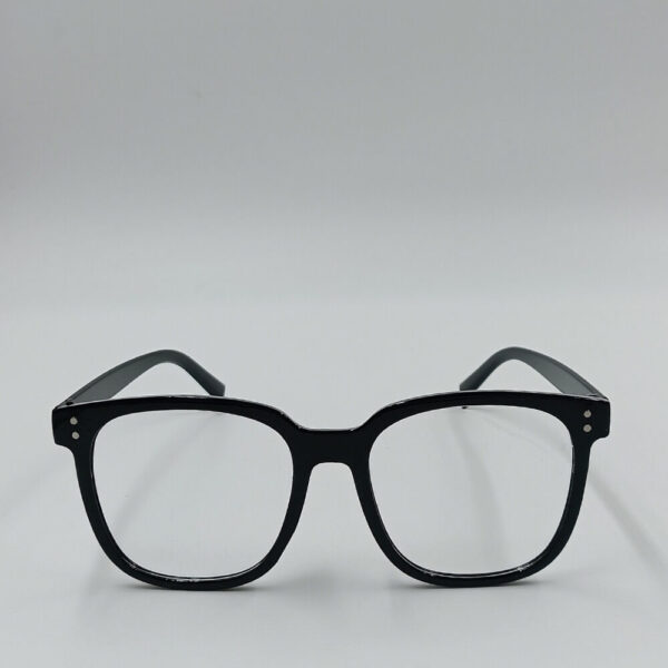 Κομψά μαύρα γυναικεία γυαλιά με μοντέρνο τετράγωνο σκελετό | Suga Style