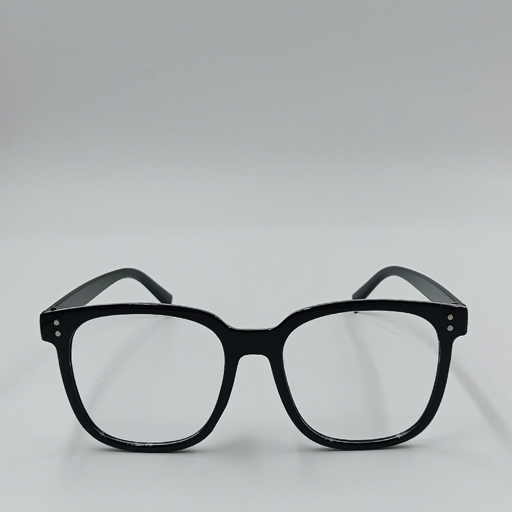 Κομψά μαύρα γυναικεία γυαλιά με μοντέρνο τετράγωνο σκελετό | Suga Style