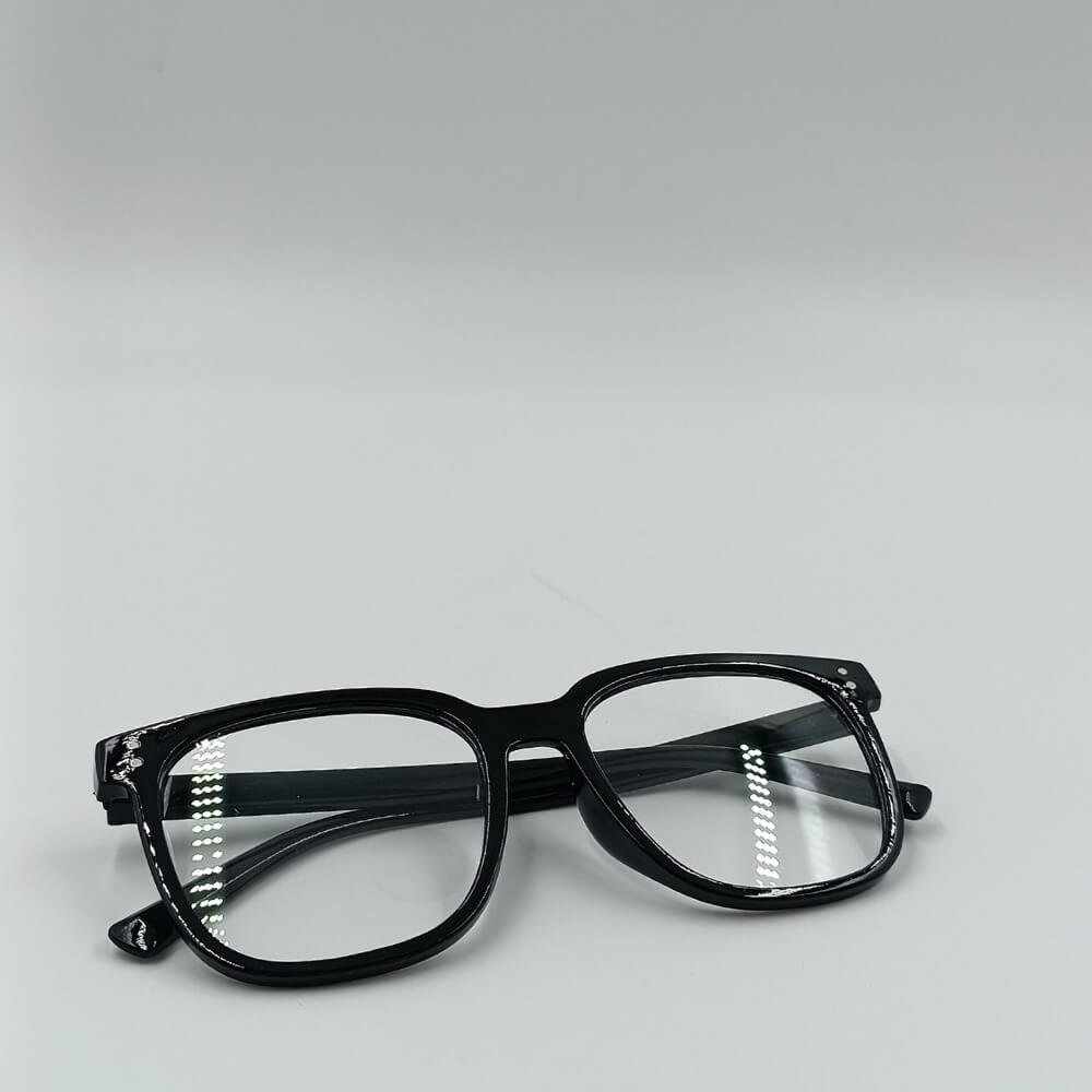 Μαύρα γυναικεία γυαλιά με τετράγωνο σκελετό | Suga Style