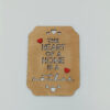 Ξύλινο διακοσμητικό The Heart of a Home is a Mother | ToXylo